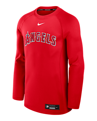 売れ筋商品|||ナイキ パーカー・スウェットシャツ アウター レディース Men's Red Los Angeles Angels Authentic Collection Player Performance Pullover Sweatshirt Red Men's Nike Red Los Angeles Angels Springer Short Sleeve Team